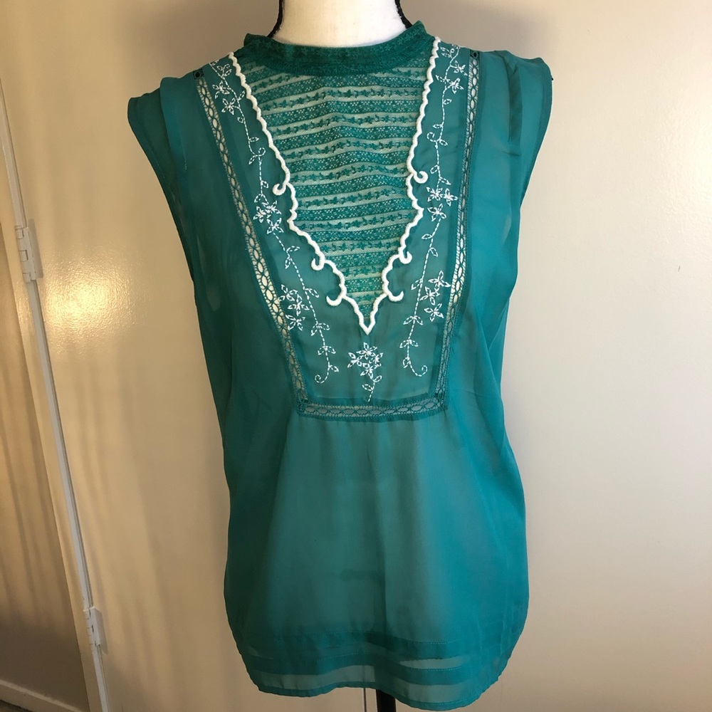 High Neck Sheer Tank